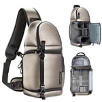 K&F Concept Camera Sling Bag for photographers, Professional 11L Waterproof Camera Shoulder Backpack for DSLR SLR Canon Nikon Sony Cameras