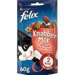 Felix KnabberMix friandises pour Chat, Lot de 8 (Sachet de 8 x 60 g)