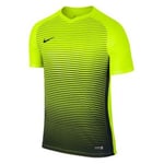 NIKE SS YTH Segment IV JSY Tee for Man, Yellow (Volt/Midnight Navy/Black), XS