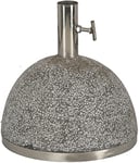 Esschert Design Granito Support pour Parasol 11,5 kg Ø env. 25 cm Ø intérieur 3,6 cm Gris