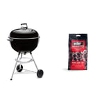 Weber Barbecue Grill à Charbon Bar-B-Kettle, 57 cm avec Couvercle, Support Trépied & Briquettes de Charbon - Sac 8 kg - Charbon de Bois pour Barbecues Weber - Combustible BBQ - Qualité Premium