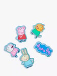 Crocs Kids' Peppa Pig Jibbitz, Pack of 5, Multi