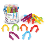 Learning Resources - Easy-Grip-pincett - Set med 12 st.