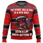 Ny höst/vinter Nytt mode Street Sports Toppar Jultröja Deadpool Jolly Red Guy Hot Rea O-Neck Pullover Santa Claus style 1 style 1 2XL