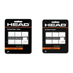 HEAD Prestige Pro Pack de 3 Grips Blanc & Supercomp Accessoire Mixte Adulte, Blanc, Taille Unique