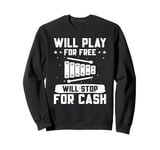 Xylophone Music Xylophone Player Play For Free Xylophonist Sweatshirt