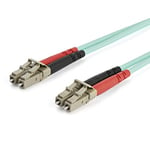 Startech.Com Cble Fibre Optique Duplex Multimode Lc Vers Lc de 7 M - Om3 - Cbles de Fibre Optique (7 M, Lszh, Om3, Lc, Lc, Eau)