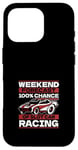 Coque pour iPhone 16 Pro 100 % de chances de participer à une course de voitures à sous, voiture télécommandée, mini-voiture