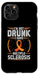 Coque pour iPhone 11 Pro Soutien de sensibilisation à la sclérose en plaques « I'm Not Drunk I Have MS MS »