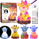 Kit de Peinture Lampe de Cerf Veilleuse 3D, Cadeau Fille 6 7 8 9 10 Ans, Loisirs Créatifs Fille Enfant, Cerf Jouet Fille Garcon, Kit d'Arts et d'Artisanat, Cadeau d'Anniversaire Fille 4-12 Ans