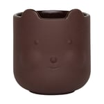 OYOY Bear krukke Dark terracotta