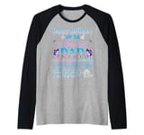 Happy Heavenly Birthday To My Dad in Heaven Lost Father Raglan Baseball Tee