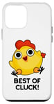 Coque pour iPhone 12 mini Best Of Cluck Jeu de mots amusant au poulet