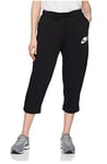 Nike Ladies Pants Sportswear Rally Sneaker Pants, Black / Black / White, XS