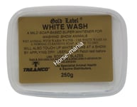 GOLD LABEL WHITE WASH WHITENER SOAP 250gm FOR SHOW CATTLE HORSES DOGS