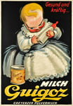 GUIGOZ MILCH Rfchd - POSTER HQ 50x70cm d'une AFFICHE VINTAGE