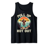 Funny Bigfoot Pull Up Not Out Vintage Retro Fitness Men Gym Tank Top