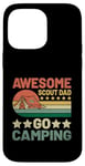 Coque pour iPhone 14 Pro Max Awesome Scout Dad Go Camping Scout Scout Camper