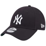 casquettes Homme, New Era Team Side Patch 9FORTY New York Yankees Cap, Bleu mari