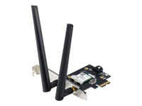 ASUS PCE-AXE5400, Sisäinen, Langallinen, PCI Express, WLAN, Wi-Fi 6E (802.11ax), 2402 Mbit/s