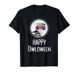 Happy Owloween the Spooky Vibes Tee T-Shirt