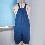 Women Casual Overalls Jumpsuit Shorts Loose Buttoned Summer Overalls Shorts With