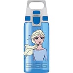 SIGG - Kids Water Bottle - Viva One Disney Frozen Elsa II - Suitable For Carbonated Beverages - Leakproof - Dishwasher Safe - BPA Free - Sports & Bike - Blue - 0.5L