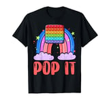 Kawaii Pop It Rainbow Fidget Toy for Kids T-Shirt