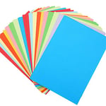 SANNIX 200 Feuilles de Papier Coloré A4 Papier Cartonné 10 Couleurs Multi-usage pour Papier Origami Photocopieur Bricolage