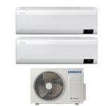Samsung - climatiseur dual split inverter windfree elite series 12000+12000 btu avec aj050txj2kg/eu a++ wi-fi 12+12 r-32 - new