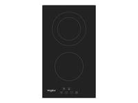 Whirlpool Wrd 6030 B - Keramisk Komfyrtopp - 2 Plater - Nisje - Bredde: 27 Cm - Dybde: 49 Cm