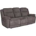 Nordic Furniture Group Freddy 3-sits reclinersoffa tyg grå B218 cm