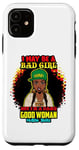 Coque pour iPhone 11 Melanin Queen I May Be A Bad Girl But I'm A Damn Good Woman