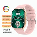 Senbono Montre Connectée P25 Pour Hommes Et Femmes,Bracelet De Sport,Étanche Ip68,Avec Horloge Spo2/Bp/Hr,2021 - Type Amoled Pink Watch