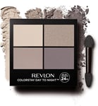 Revlon Colorstay Day to Night 24 Hour Eyeshadow Quad with Dual-Ended Applicator