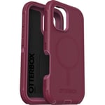 Otterbox Coque Defender Series MagSafe pour iPhone 16, Antichoc, résistante aux Chutes, Ultra Robuste, Coque de Protection, supporte 7X Plus de Chutes Que la Norme Militaire, Rouge