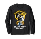 Learn From The Past African Symbol Adinkra Sankofa Long Sleeve T-Shirt