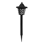 QKP Lampe De Tueur Anti-moustiques à énergie Solaire Extérieure étanche Jardin Piège à Insectes Lumière Moustique Ravageur Bug Zapper