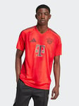 adidas Bayern Mens 24/25 Home Stadium Replica Shirt -red, Red, Size Xs, Men