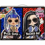 L.O.L Surprise! O.M.G. Remix Rocker Boi & Punk Grrrl 2 Pack