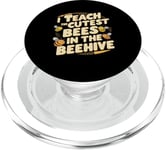 I Teach The Cutest Bees In The Beehive Bee-Themed Classroom PopSockets PopGrip for MagSafe