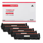 NOPAN-INK - x5 Toners - CF540X (x2) + CF541X + CF543X + CF5 (Noir x2 + Cyan + Magenta + Jaune) - Compatible pour HP Color LaserJet Pro M254dn HP Color LaserJet Pro M254dw HP Color LaserJet Pro M254n