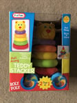 FUN TIME - 2 in 1 Teddy Stacker & Pull Along Baby Toddler Toy 9months +