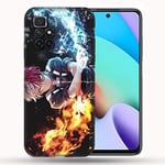 Cokitec Coque pour Xiaomi Redmi 10 Manga My Hero Academia Shoto Multicolore