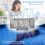 Digital Projection Alarm Clock LED Mirror Alarm Clock With Projection On Ceil