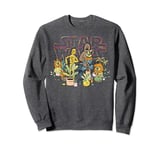 Star Wars C-3PO And Chewbacca Plant Doodle C1 Sweatshirt