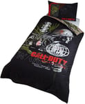 Call of Duty Warning Single Duvet Cover Official Bedding Set PS5 Xbox Gaming