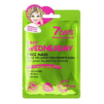 7DAYS Facile Wednesday Visage Masque 28g Thé Vert Poire Extrait Humidifiant