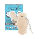 Foamie Shampoing solide pour cheveux normaux aux protéines de blé et à la noix de coco 100% vegan, shampoing sans sulfate et sans plastique 80g