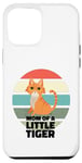 Coque pour iPhone 12 Pro Max Chat orange tigre rayures animal maman petit félin